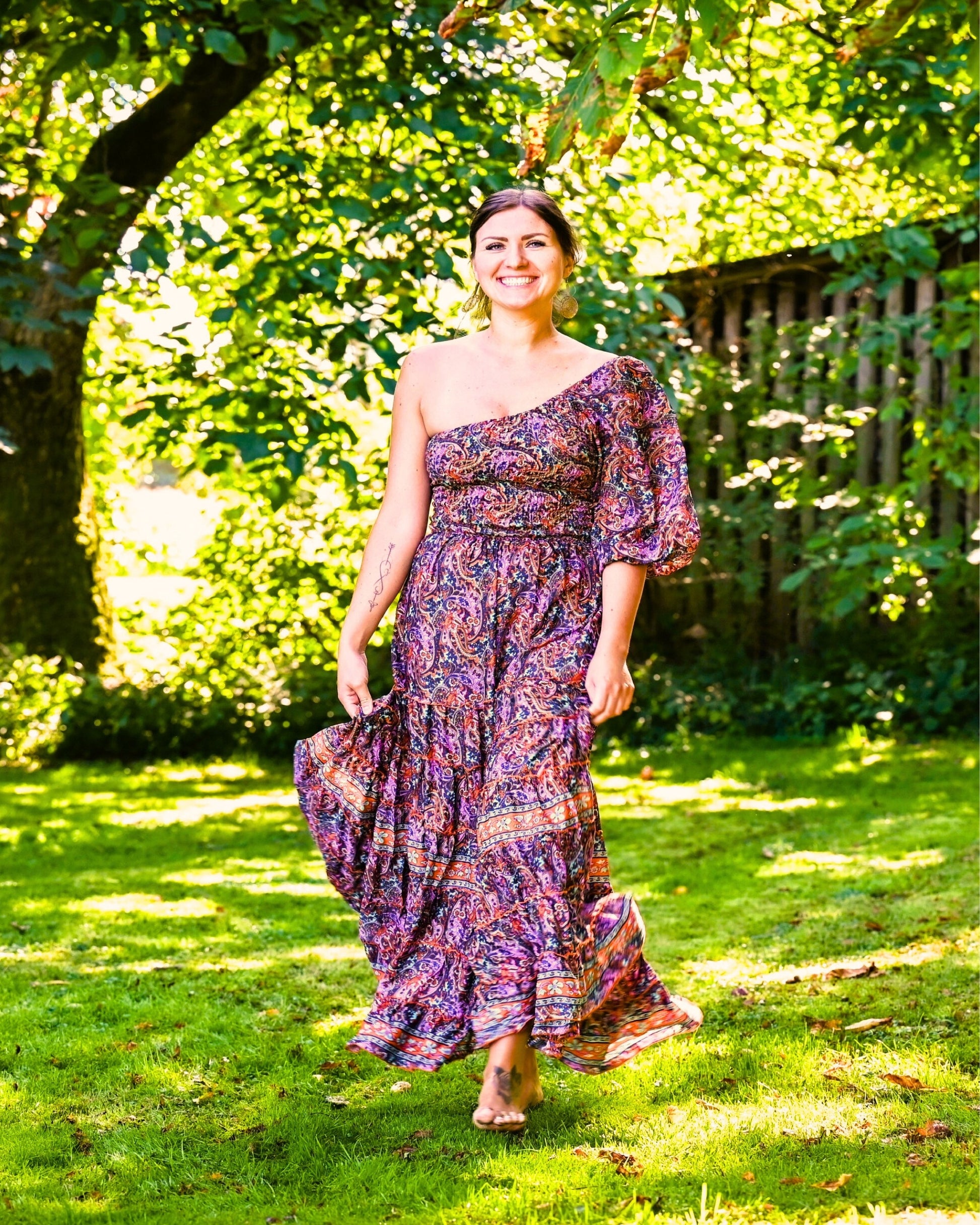 Esperanza - Boho Maxikleid aus Seide & Viskose | ZOLYA Collection