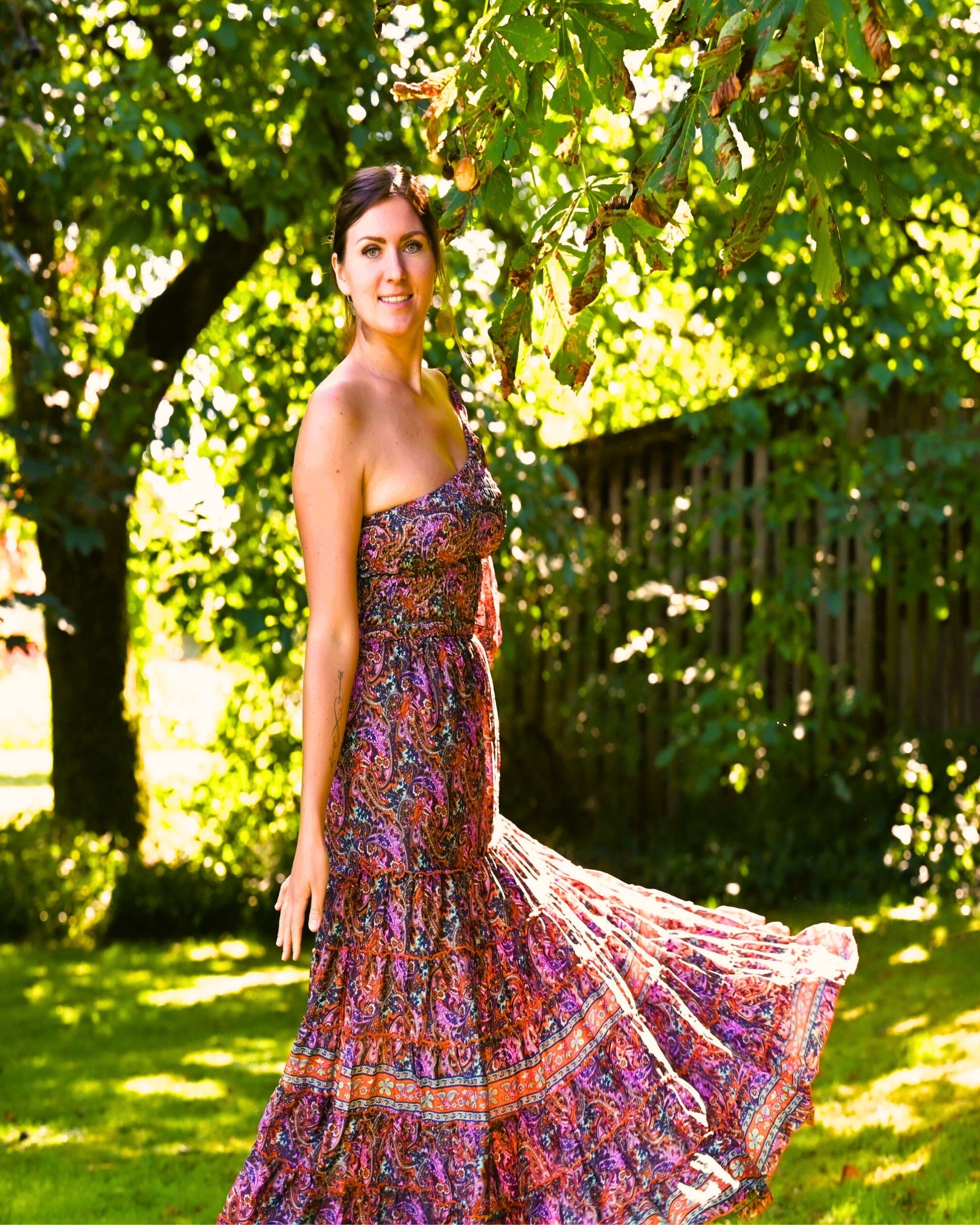 Esperanza - Boho Maxikleid aus Seide & Viskose | ZOLYA Collection