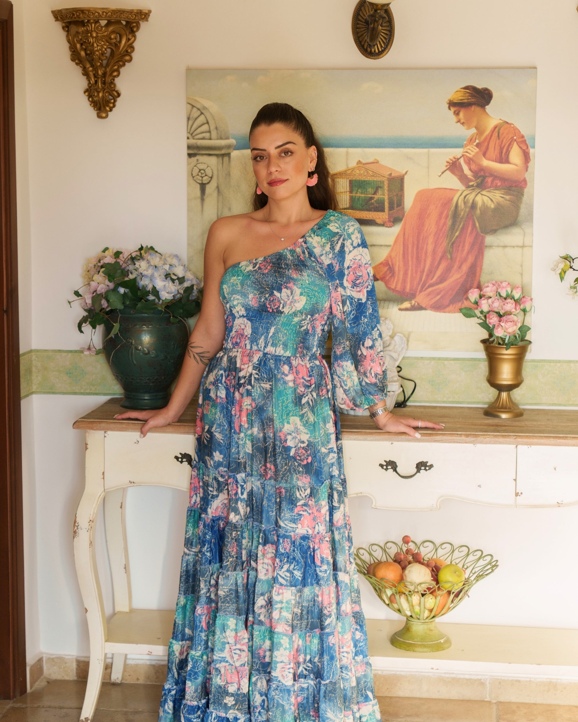 Esperanza - Boho Maxikleid aus Seide & Viskose | ZOLYA Collection