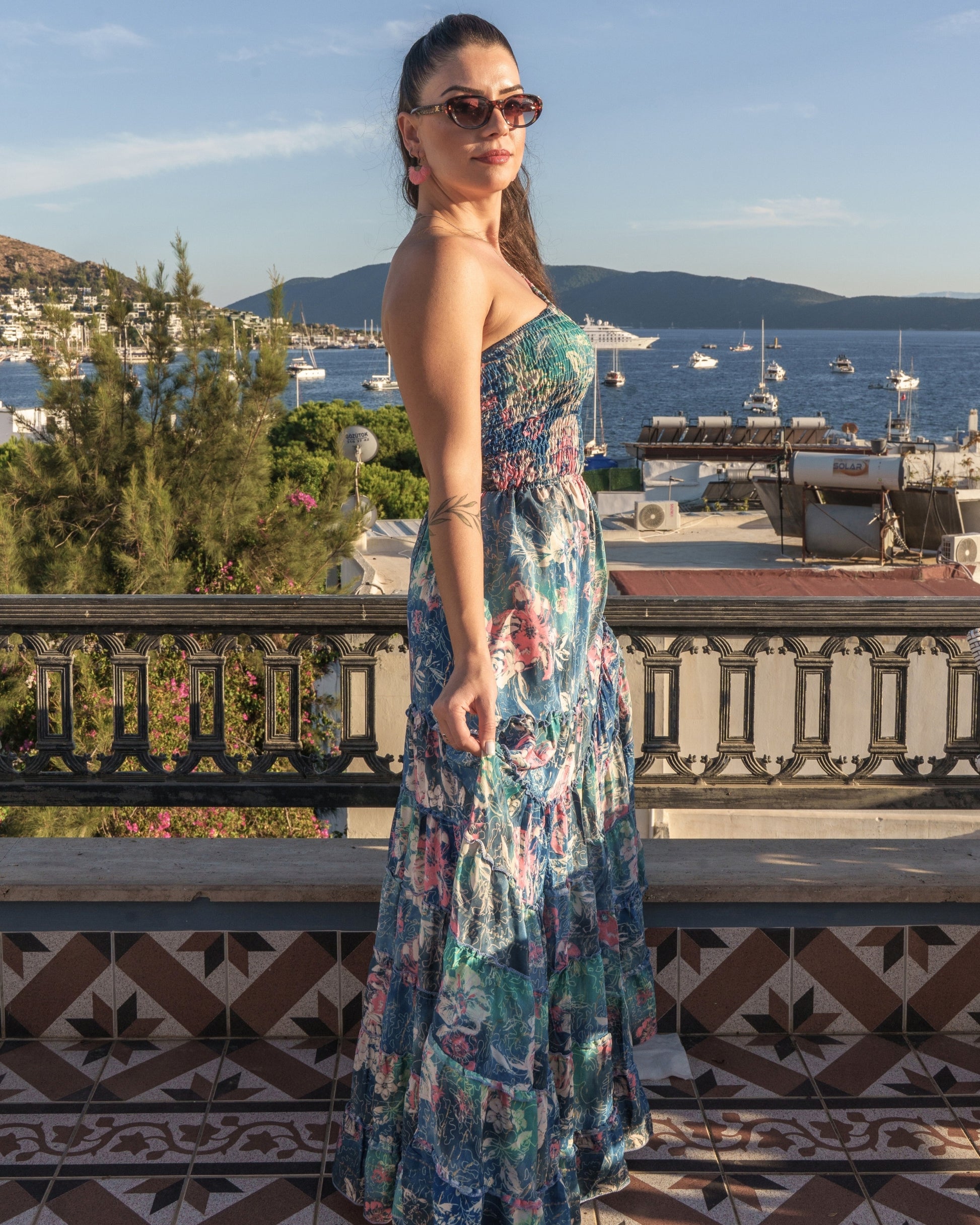 Esperanza - Boho Maxikleid aus Seide & Viskose | ZOLYA Collection