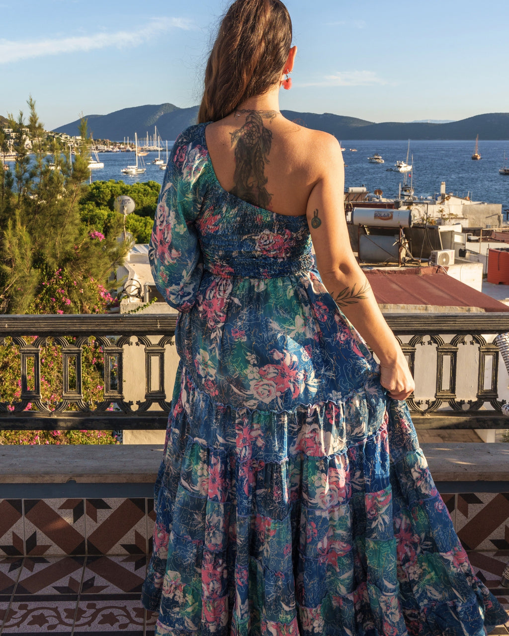 Esperanza - Boho Maxikleid aus Seide & Viskose | ZOLYA Collection
