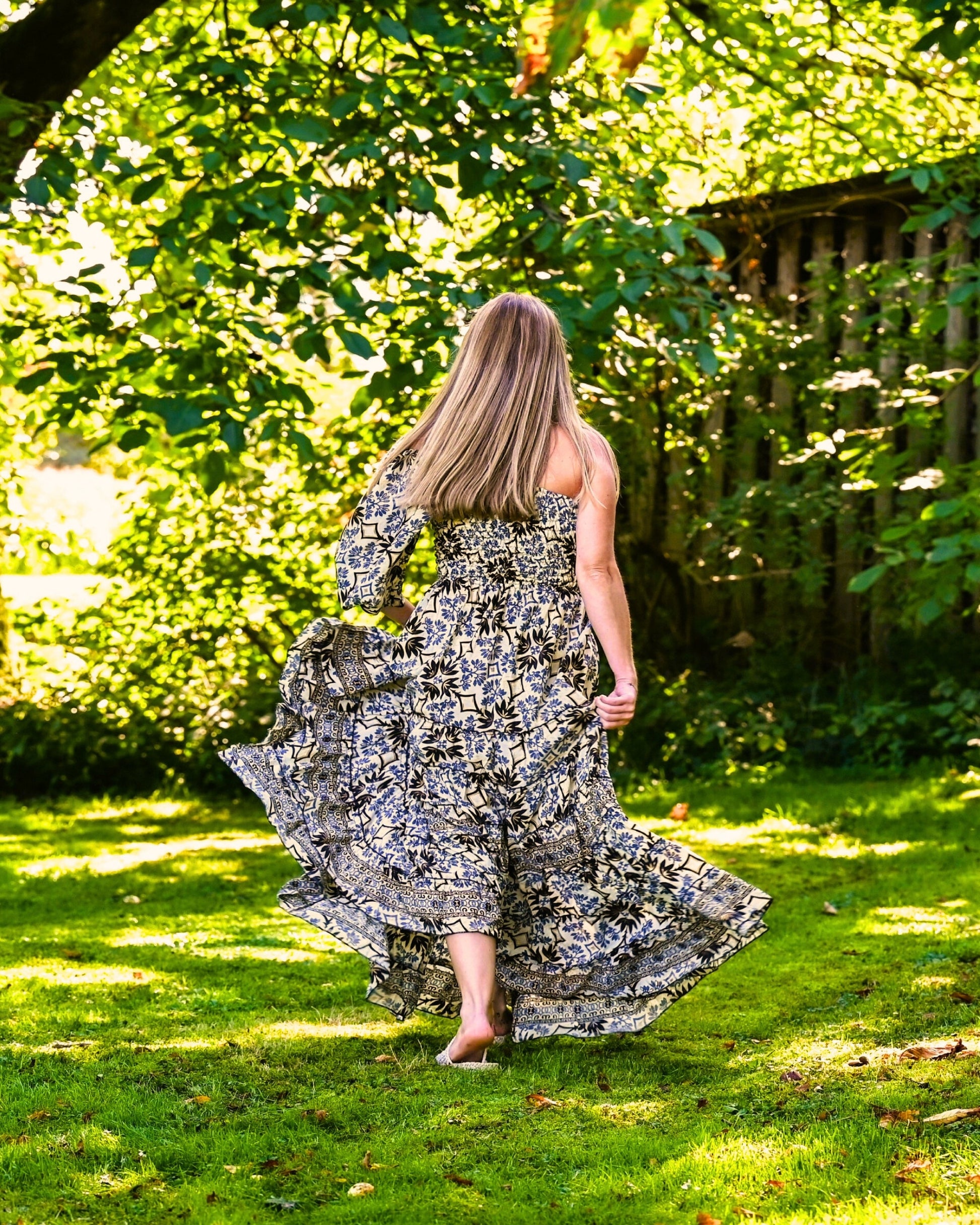 Esperanza - Boho Maxikleid aus Seide & Viskose | ZOLYA Collection