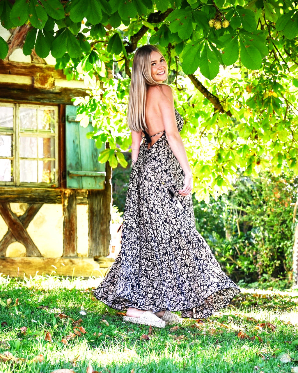 Mira - Boho Maxikleid aus Seide & Viskose | ZOLYA Collection