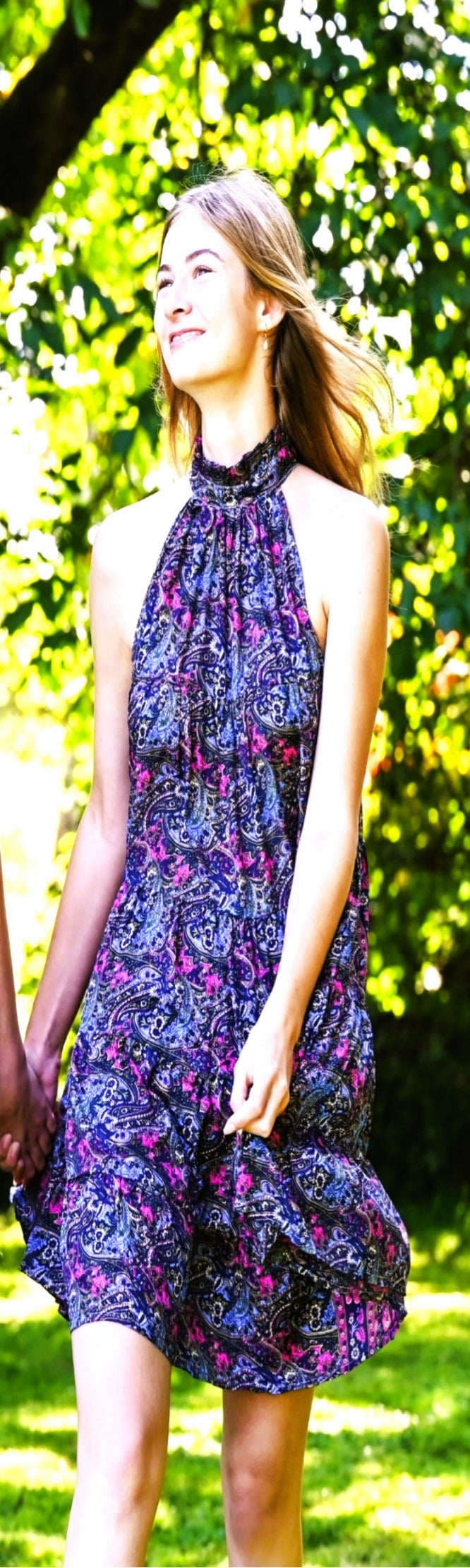 Noa - Boho Minikleid aus Seide & Viskose | ZOLYA Collection