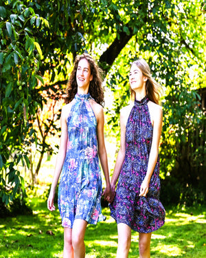 Noa - Boho Minikleid aus Seide & Viskose | ZOLYA Collection