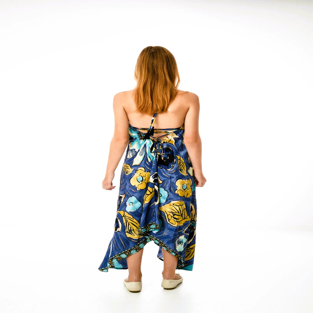 Elara - Boho Maxikleid aus Seide & Viskose | ZOLYA Collection