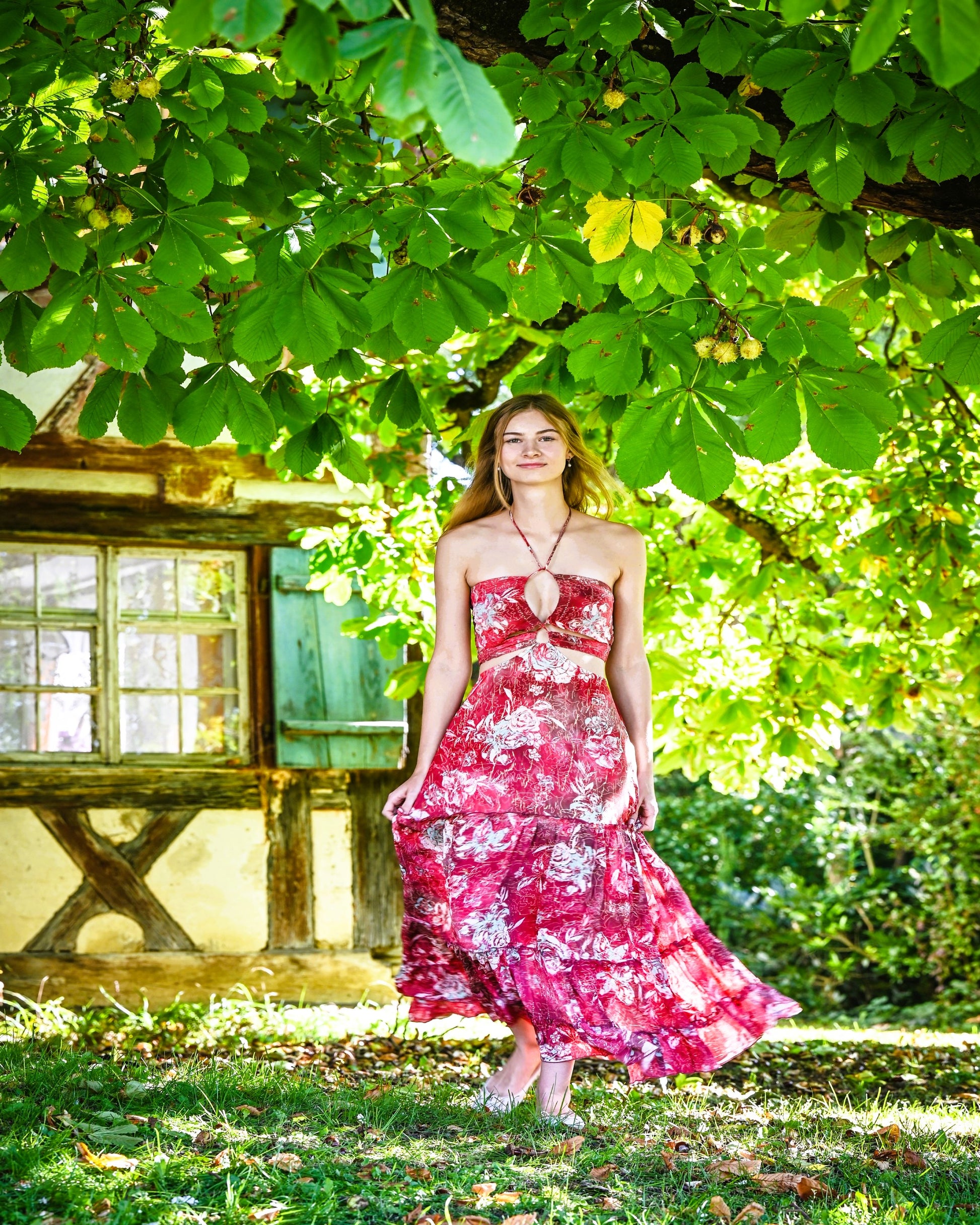 Yogita - Boho Maxikleid aus Seide & Viskose | ZOLYA Collection